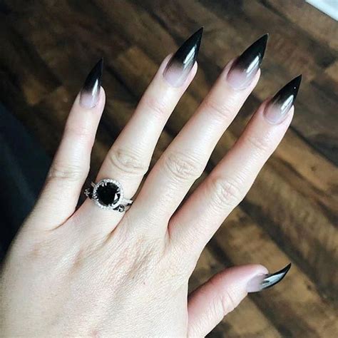 Dive into the Enchantment of Witchy Ombré Nails